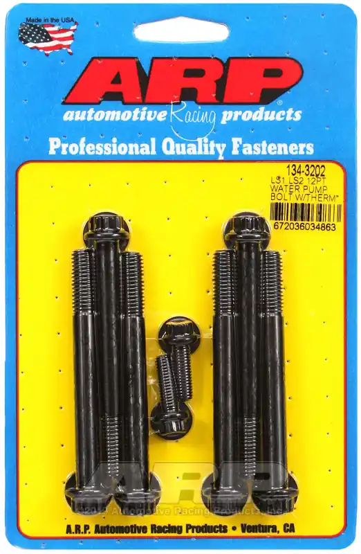 Special Discount ARP LS1 LS2 12pt Water Pump Bolts w/ Thermostat Housing Bolts Kit