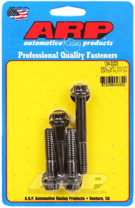 Cheap ARP SB Chevy 12pt Short Water Pump Bolt Kit