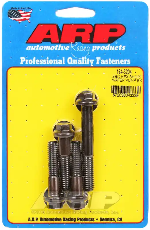 While Supplies Last ARP SB Chevy Hex Short Water Pump Bolt Kit