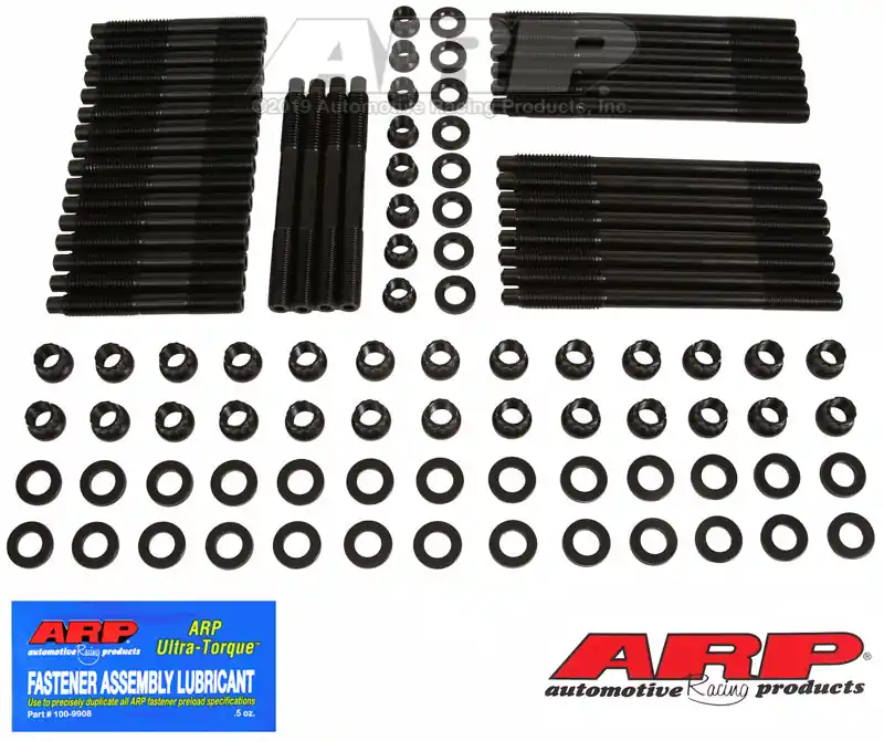 Affordable ARP Small Block Chevy w/ Brodix Rodeck Alum Block All Pro Heads - Head Stud Kit