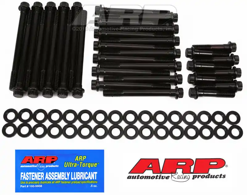 Money Back Guarantee ARP BB Chevy, w/Brodix Alum heads, 12pt head bolt kit