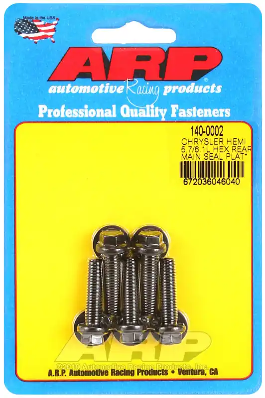Fresh Stock ARP Chrysler Hemi 5.7/6.1L Hex Rear Main Seal Plate Bolt Kit