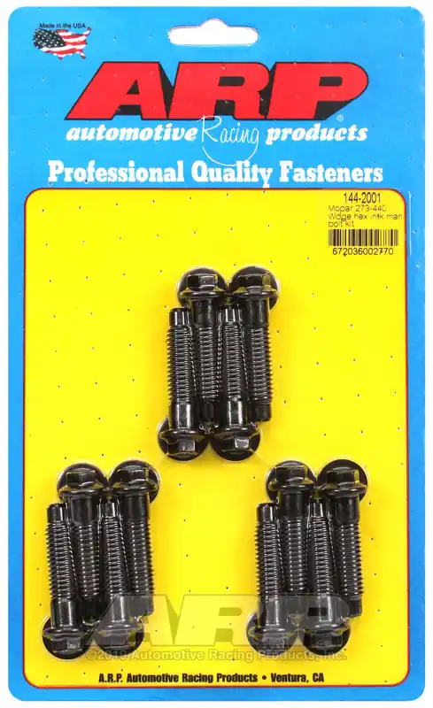 ARP Mopar 273-440 Wedge Hex Intake Manifold Bolt Kit Mega Sale