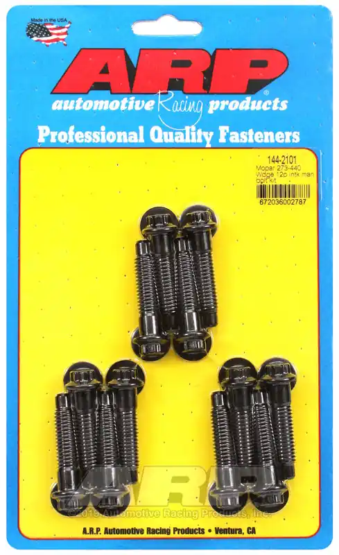 ARP Mopar 273-440 Wedge 12pt Intake Manifold Bolt Kit Low Price