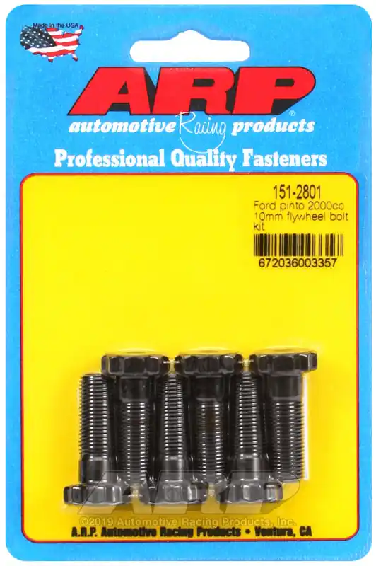 Top Pick ARP Ford 2000cc Pinto M10 x 1.0 Thread Size Flywheel Bolt Kit