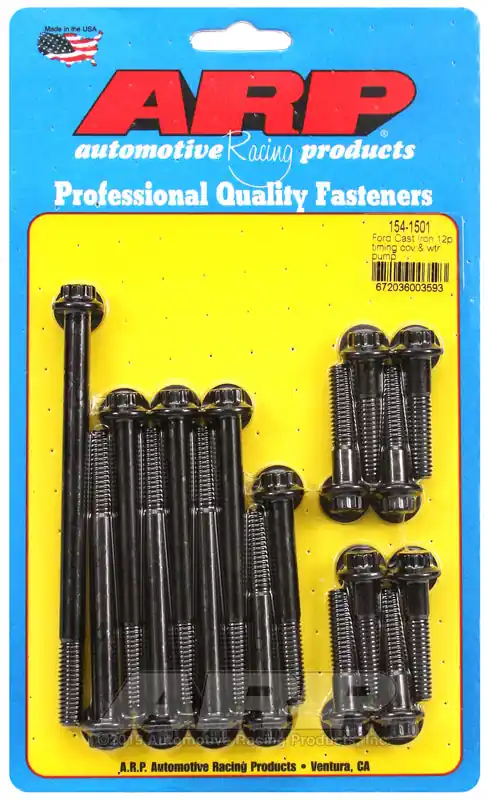 ARP Ford Cast Iron 12 Point Timing Cover and Water Pump Bolt Kit Price Drop