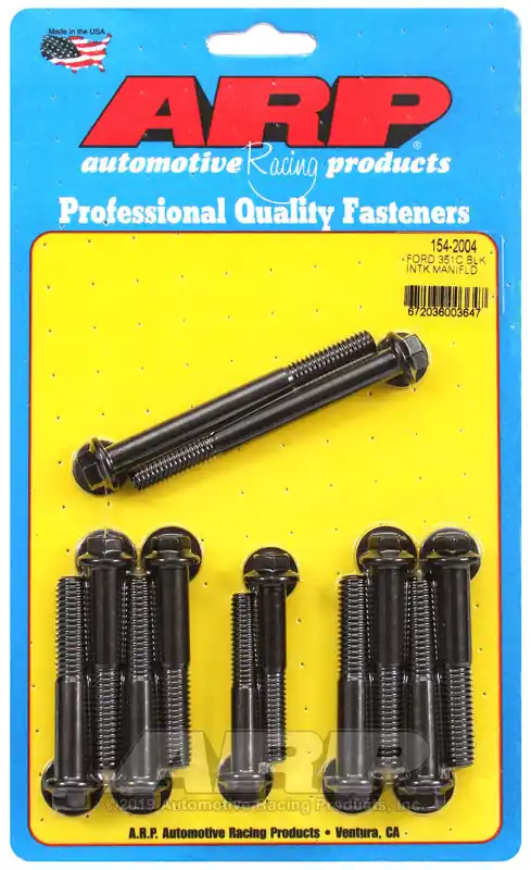 Free Shipping ARP Ford 351C Hex Intake Manifold Bolt Kit