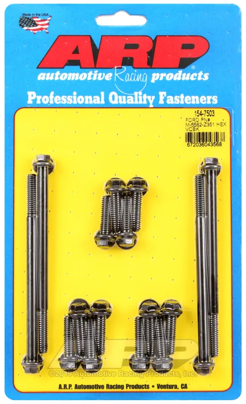 ARP Small Block Ford Hex Valve Cover Bolt Kit Popular