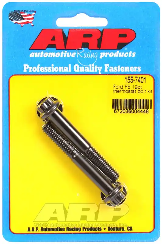 ARP Ford FE 12pt Thermostat Bolt Kit Top Rated