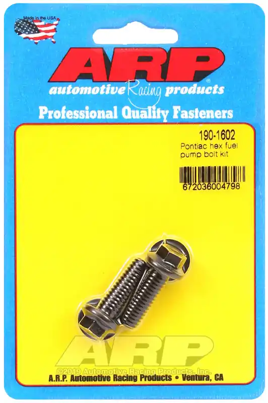 ARP Pontiac Hex Fuel Pump Bolt Kit Place Order