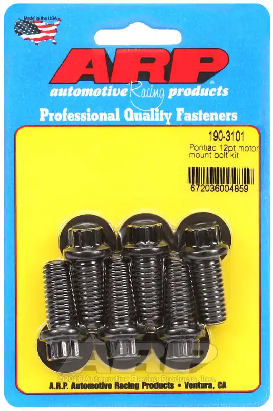 Affordable ARP Pontiac 12pt Motor Mount Bolt Kit