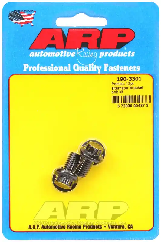 Same Day Shipping ARP Pontiac 12pt Alternator Bracket Bolt Kit