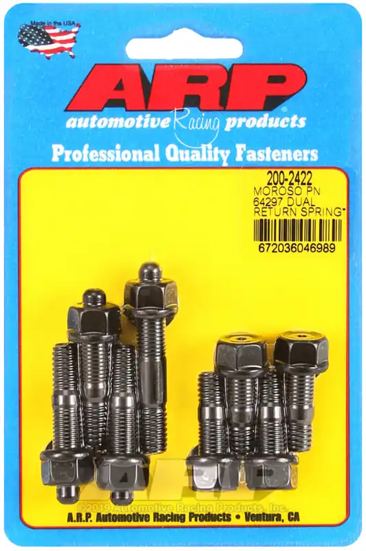 ARP Moroso 64927 Dual Return Spring w/ 2in Spacer Plate Carb Stud Kit Authentic