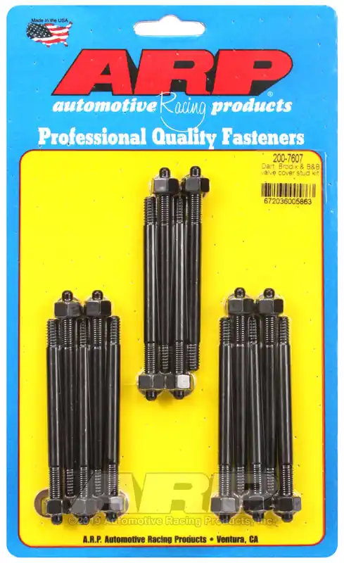 ARP Dart Brodix & B&B valve cover stud kit Clearance
