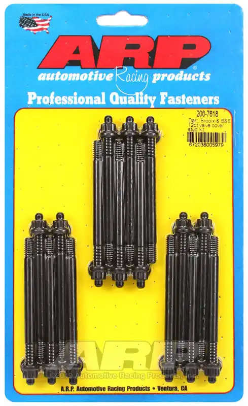 ARP Dart Brodix & B&B 12pt valve cover stud kit Super Sale