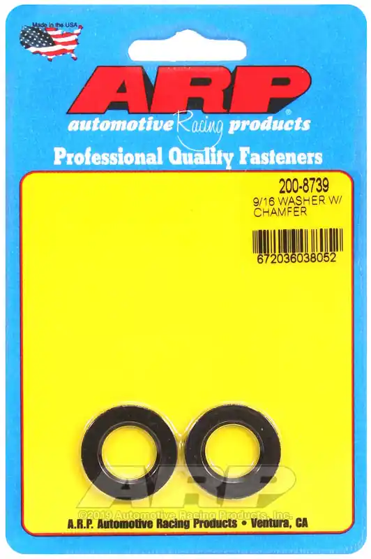 Trending ARP 9/16 ID 1.00 OD chamfer washer