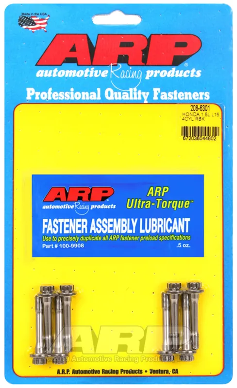 No Minimum Order ARP Honda/Acura 1.5L L15 Rod Bolt Kit