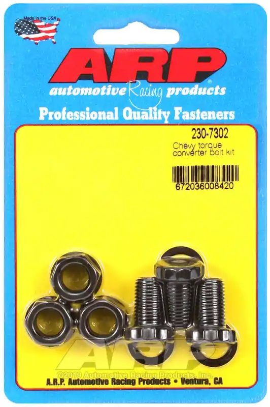 Trusted Brand ARP GM Turbo 350 / 400 w/ Aftermarket Convert Torque Converter Bolt Kit