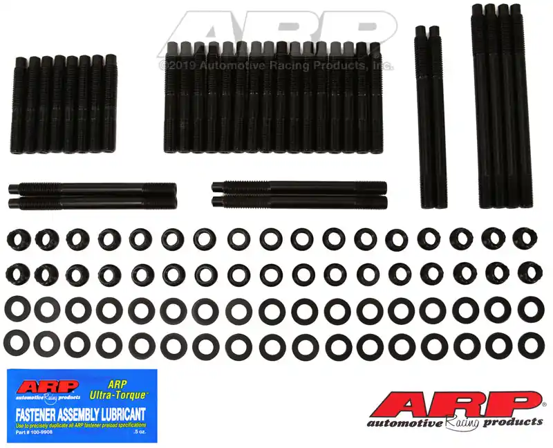Sale ARP SB Chevy Rodeck alum blck w/Brod cntd valve hds 12pt hsk