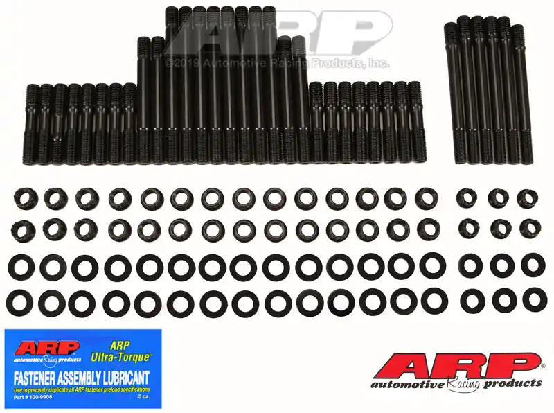 Crafted ARP SB Chevy 18A, 3/8in holes 12pt undercut head stud kit