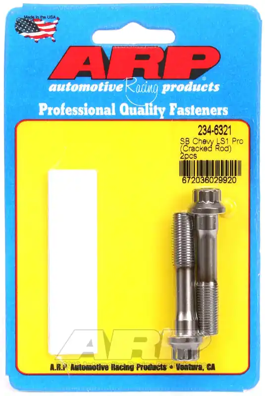 Price Cut ARP SB Chevy LS1 inCracked Rodin Rod Bolt Kit (2 Piece)