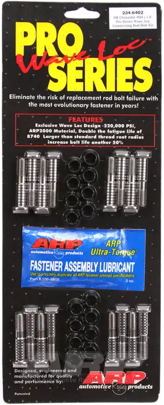 ARP SB Chevy 400 wave-loc rod bolt kit Handmade