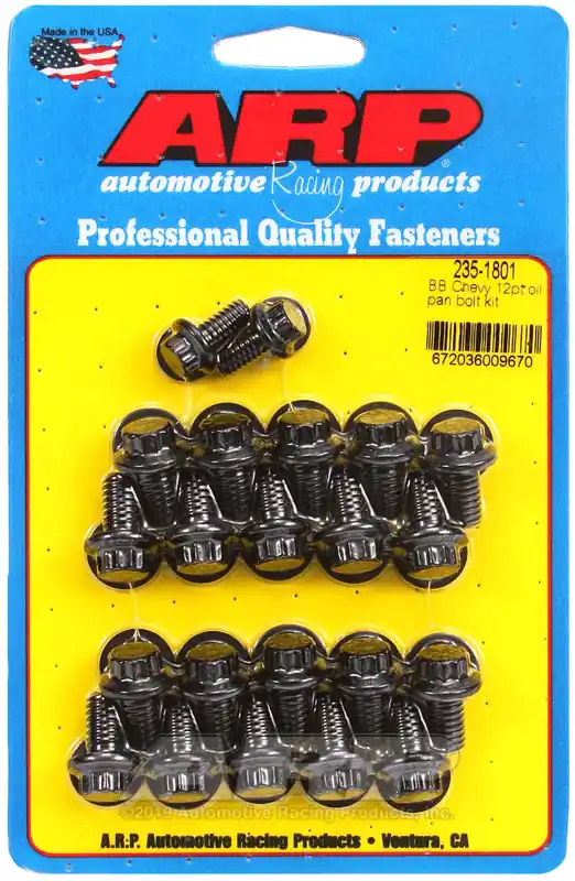 Luxury ARP BB Chevy 12pt Oil Pan Bolt Kit