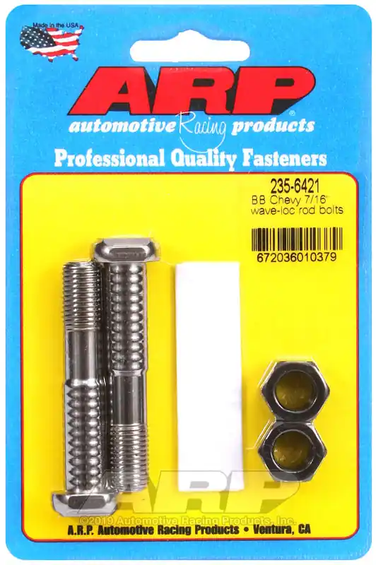 ARP BB Chevy 7/16in pro wave-loc 2pk rod bolt kit Super Sale