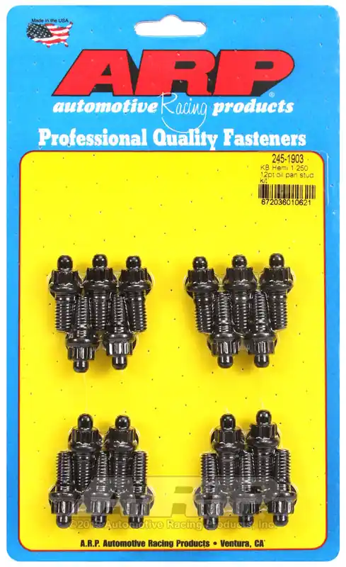 Handmade ARP KB Hemi 1.250in 12pt oil pan stud kit