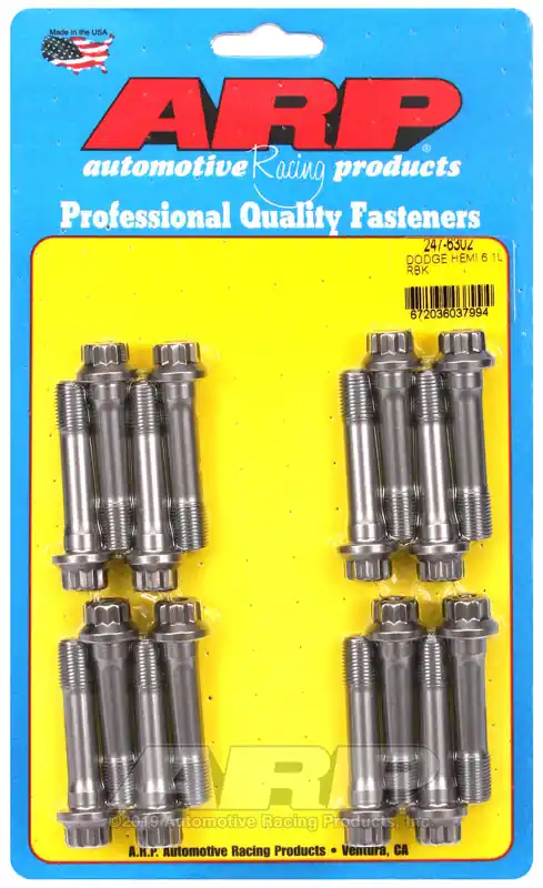 Warranty Included ARP Dodge 6.1L Hemi Rod Bolt Kit