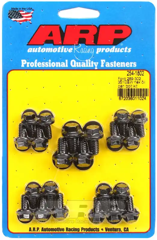 ARP Ford 289-302 / 351 C&W Hex Oil Pan Bolt Kit Hot Deal