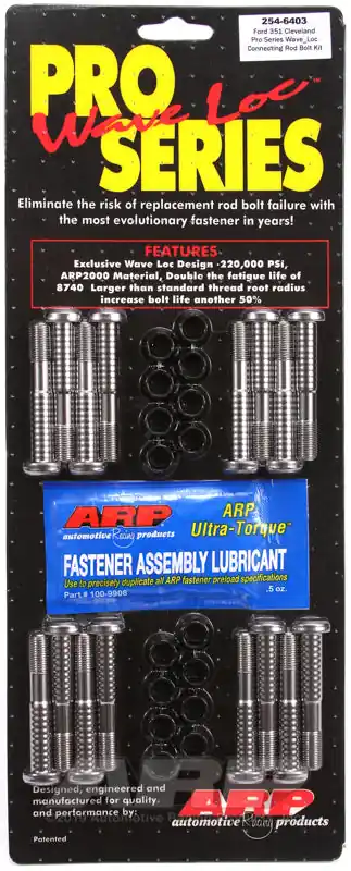 Hot Deal ARP SB Ford 351C Wave-Loc Rod Bolt Kit