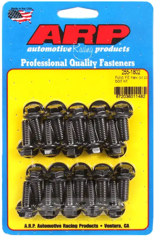 ARP Ford FE Hex Oil Pan Bolt Kit Must Have