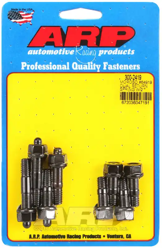 ARP Moroso 64919 dual return spring w/2in spacer plate pro series carb stud kit Worldwide Shipping