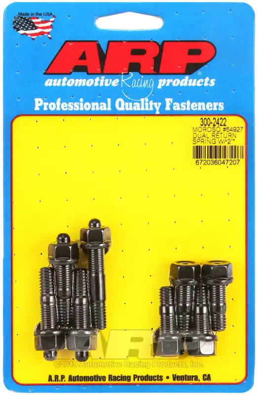 Hot Picks ARP Moroso 64927 dual return spring w/2in spacer plate pro series carb stud kit