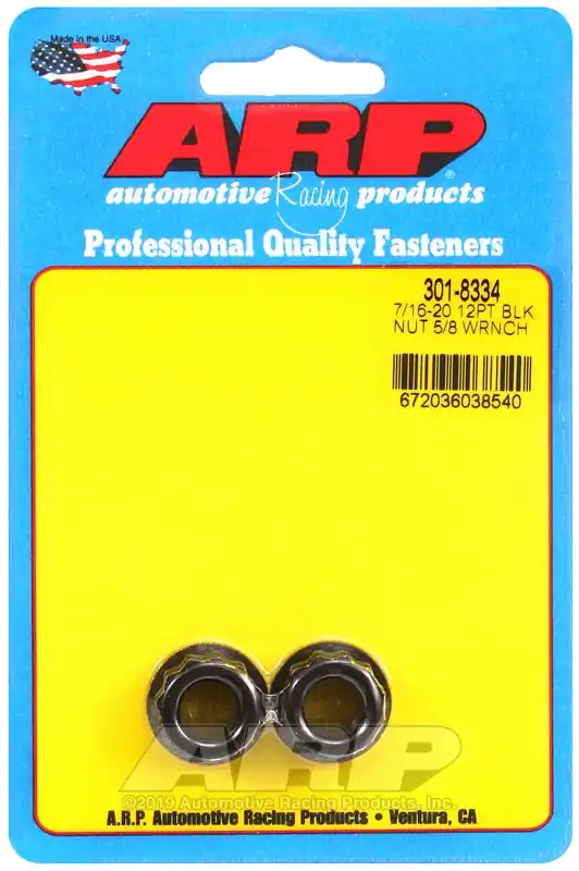 ARP 7/16in-20 5/8 Socket 12pt Nut Kit Worldwide Shipping