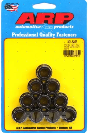 ARP 1/2-20 11/16 Socket 12pt Nut Kit (Set of 10) Time-Limited