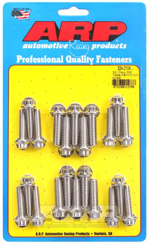 ARP SB Chevy SB2 Intake Manifold Bolt Kit - Standard In Demand