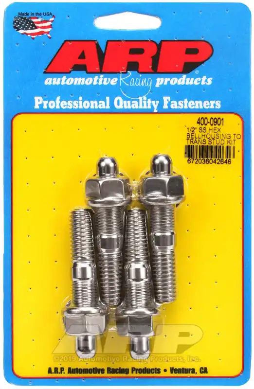 ARP 1/2in SS hex bellhousing to trans stud kit Must Have