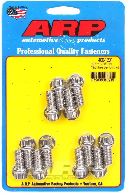 Time-Limited ARP 3/8 x .750 SS 12pt Header Bolt Kit