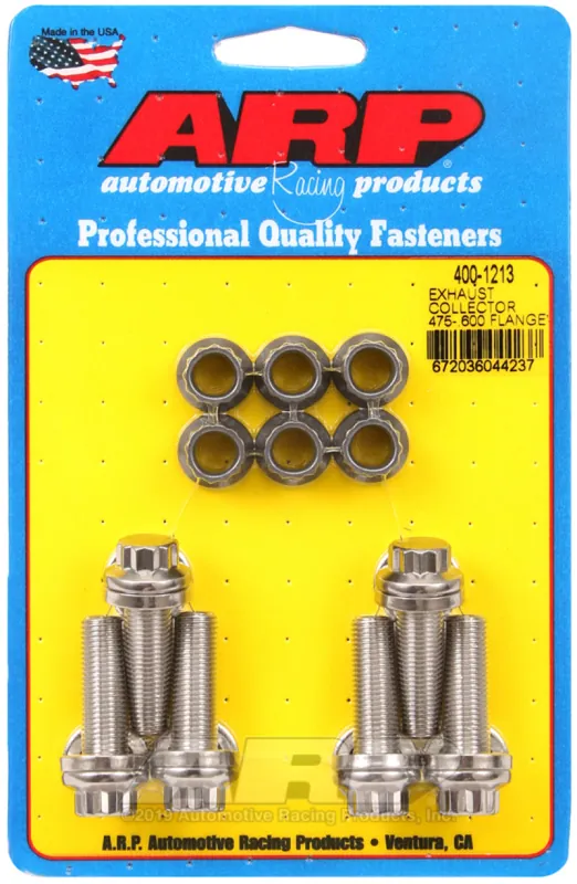 Trending ARP Exhaust Collector .475-.600 Flange Bolt Kit