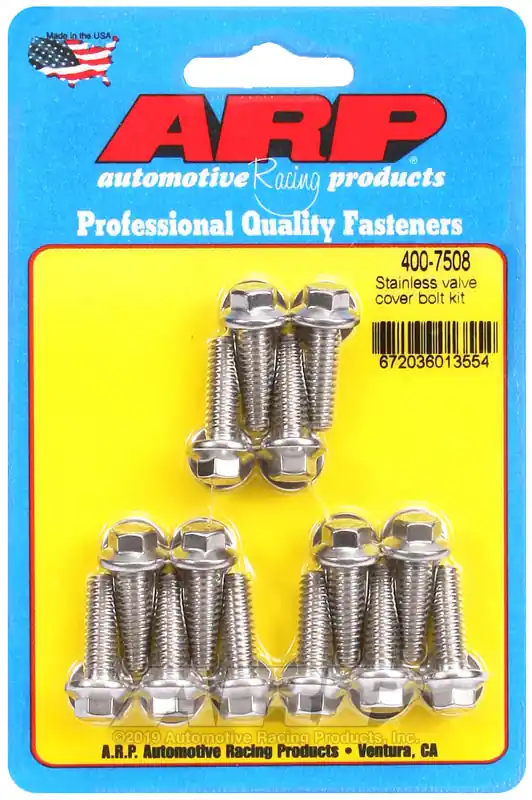 ARP Valve Cover Stainless Steel 1/4in x 20 Hex Bolt Kit (14/pkg) Premium