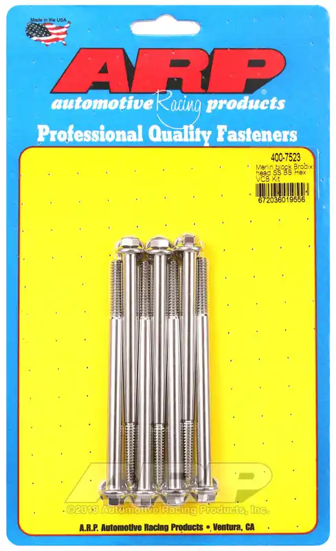 ARP Merlin block, Brodix head BB hex valve cover bolt kit Trending