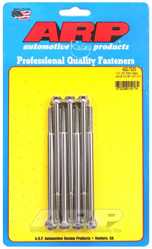 Modern ARP Merlin Block Brodix Head BB Hex Valve Cover Bolt Kit (Kit of 7)