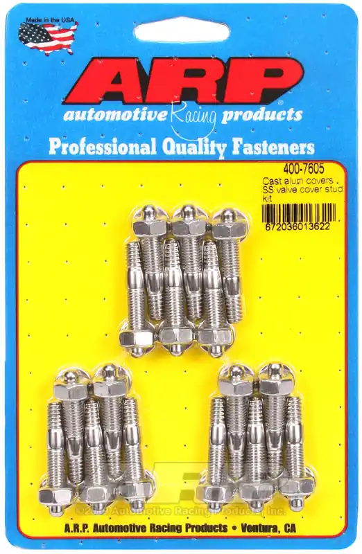 Buy Online ARP Cast Aluminum Covers SS Valve Cover Stud Kit