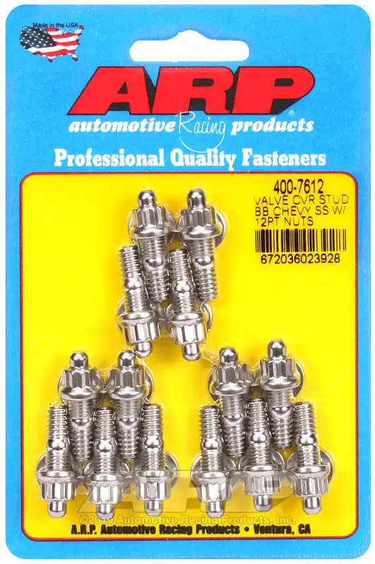 Editor’s Pick ARP BB Chevy Stamped Steel Covers SS 12 pt Valve Cover Stud Kit