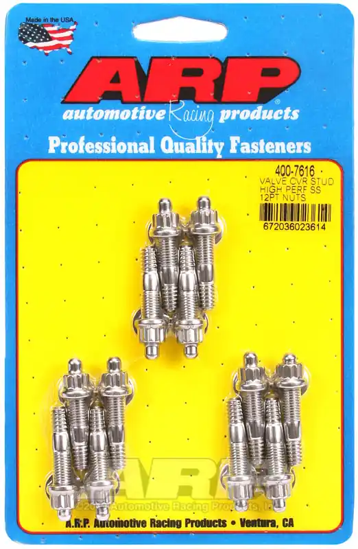 ARP Hi-perf SS 12pt Valve Cover Stud Kit 12pc Special Offer