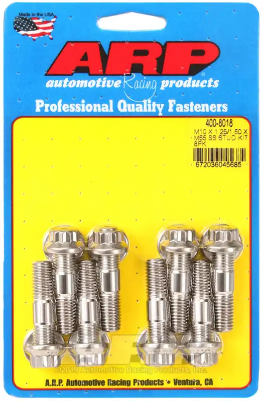 Fan Favorite ARP M10 x 1.25/1.50 x 48mm Broached Stud Kit