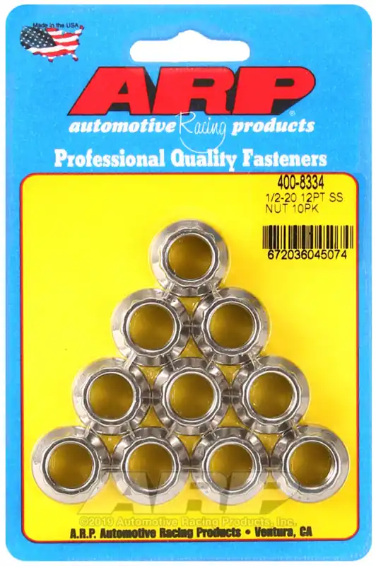 Trending ARP 1/2in x 20 SS 12pt Nut Kit (10/pkg)