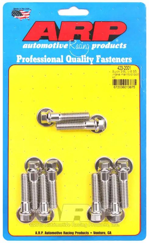 Best Price ARP Buick 3.8L V-6 SS Intake Manifold Bolt Kit